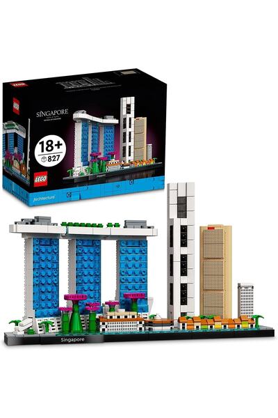 LEGO ® Architecture Şehir Yapıları Koleksiyonu: Singapur 21057 - Yetişkinler Için