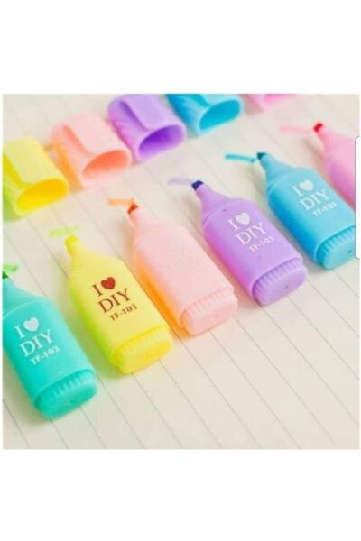 LEGO Linea Mini Fosforlu Kalem Pastel Renkler 6 Lı Kilitli Poşet