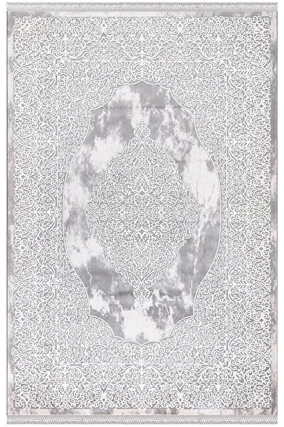 İpek Halı Blossom 13618 Bambu Halı Gri