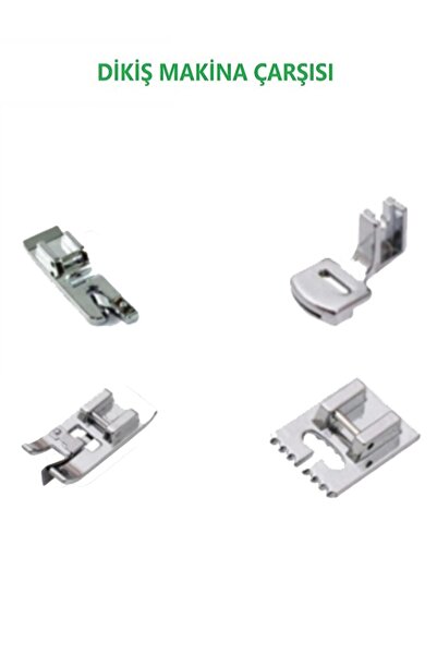 Genel Markalar 2 Yıl Singer,beko,zetina,janome,brother Dikiş Makinesi Dörtlü Ayak Seti (nervür,kıvırma,sürfile,büz