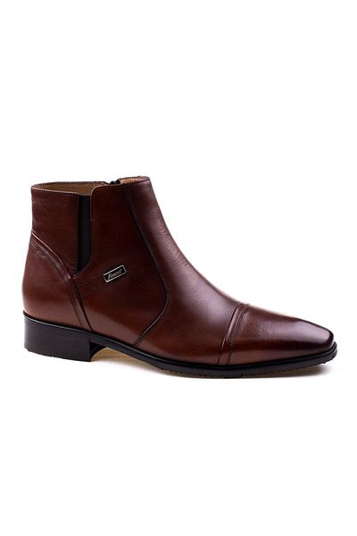 Fosco Genuine Leather Men's Classic 4 Season Brown Boots