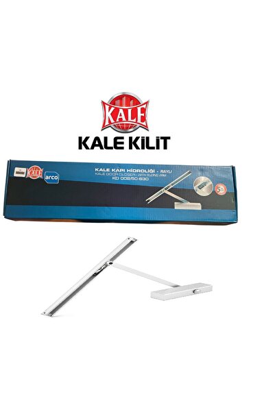 Kale Kilit Raylı Kapı Hidroliği Kd002/50-630 Paslanmaz Kapak 3 Numara 65kg - Gümüş