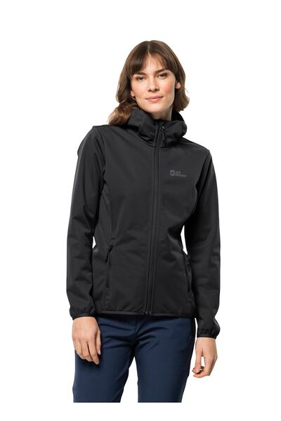Jack Wolfskin Siyah Normal Kalıp Kadın Termal Polar Sweatshırt 1307481-6000 W...