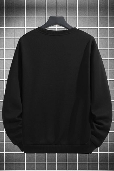 Joza Outdoors Hanorac unisex, femei, bărbați, Marvel, cu design scris, cu logo-ul imprimat, cu decolteu, negru