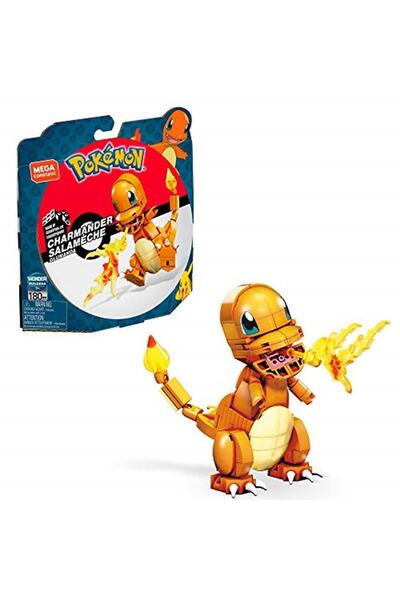Mega Bloks Mega Construx Pokémon - Asortili Figürler, 6 Yaş Ve Üzeri Için Ideal Yapı Oyuncakları - Charmander
