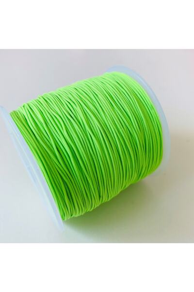 yağmur gökçe 10 Metre Birinci Kalite Paraşüt Ipi 0.8 Mm Fosforlu Yeşil