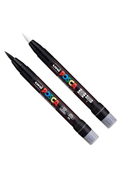 Uni Posca Pcf-350 Marker Brush Tip Set of 2