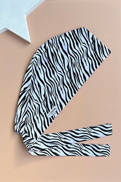Owlet Medikal Zebra Desenli Cerrahi Tesettür Bone