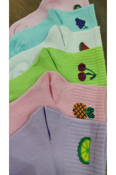 Leement socks 12 чифта памучни чорапи с плодов мотив за момичета