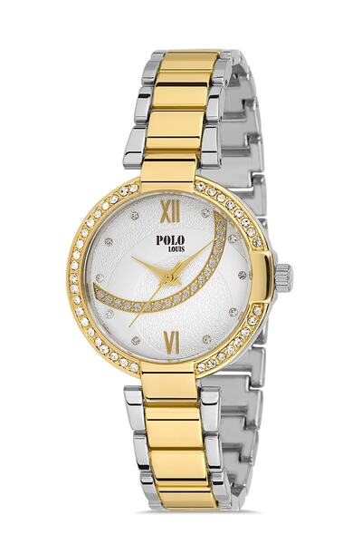 Polo Louis ساعة يد نسائية بسوار معدني Fbn2270x