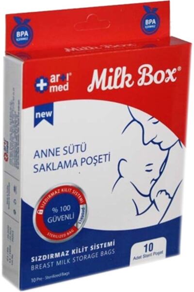 ARTİMED Sterile Breast Milk Storage Bag 10 Pieces