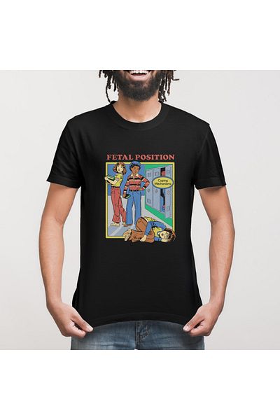 Built By Crazy Assume The Fetal Position Unisex T-Shirt