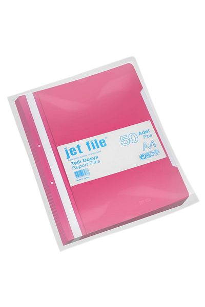 Jet File Pink Ring Binder - Pack of 50
