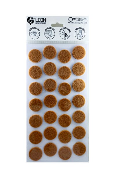 MATCHCAPS SCREW COVER Yapışkanlı Sandalye Koltuk Mobilya Ayak Keçesi 1 Paket ...