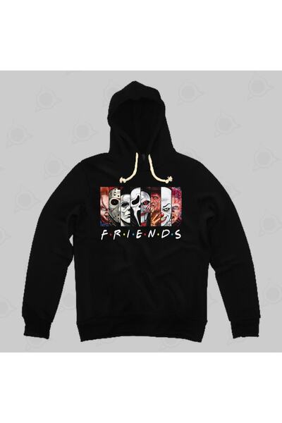 Built By Crazy Hanorac cu glugă unisex Friends Horror