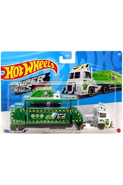 HOT WHEELS Trash Basher Taşıyıcı Tır Ve Araba Seti Bdw51 - Hdt04