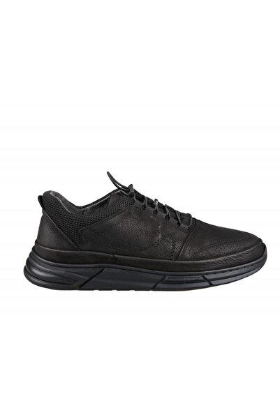 Pierre Cardin 382203 حذاء كاجوال رجالي من الجلد الطبيعي باللون الأسود من Nubuck