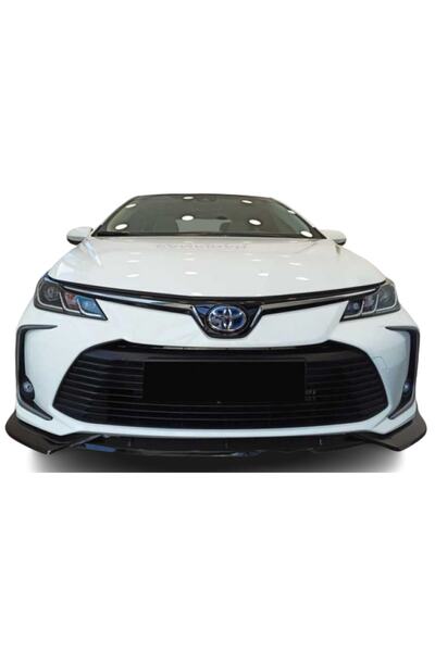 ps dizayn Toyota Corolla (2019 - 2022) Ön Lip (plastik) Uyumlu