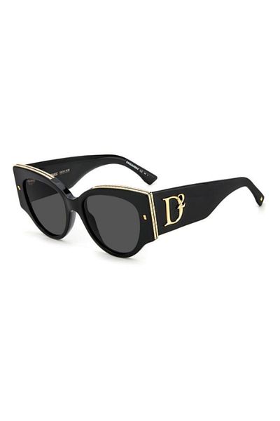 DSquared2 D2 0032/s 2m2ir نظارة شمسية سوداء للنساء