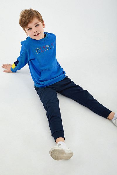 ROLY POLY Rolypoly Cobalt Blue Boy's Long Sleeve Pajama Set