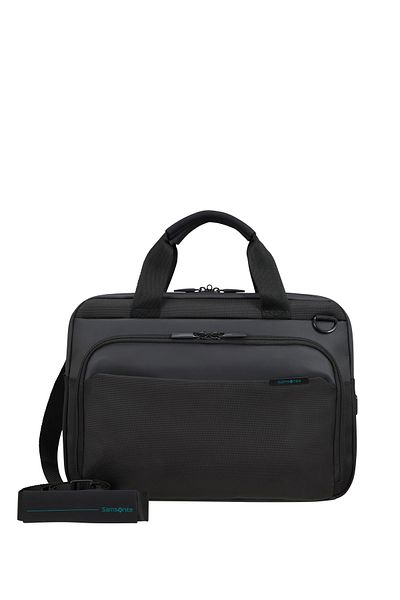 Samsonite Kf9-09-001 حقيبة كمبيوتر محمول ميسايت مقاس 14.1 سم باللون الأسود