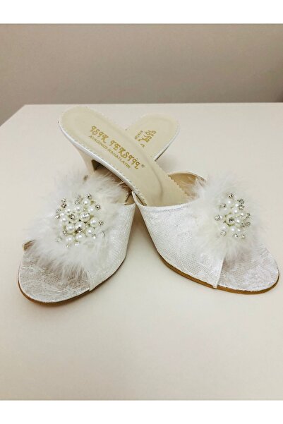 Işık Tekstil Papuci de mireasa Dowry cu tocuri