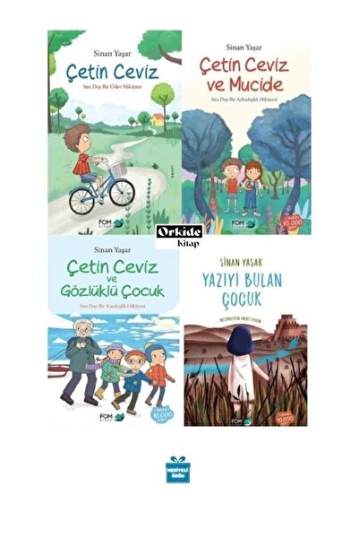 Fom Kitap Yayınları Hediyeli Sinan Yaşar Çetin Ceviz Ve Sıradışı Bir Ödev Mucide Gözlüklü Çocuk Yazıyı Bulan Çocuk Okuma