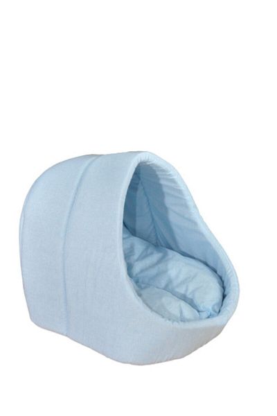 demsa Soft Blue Cave - Dog Bed with Fiber Cushion and Washable