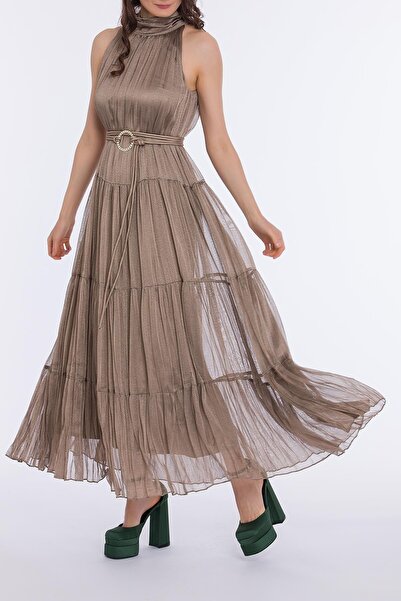 Qui Prive Crush Piliseli Elbise