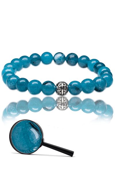 Tesbih Atölyesi Certified Aaa Real Apatite Stone Bracelet - India