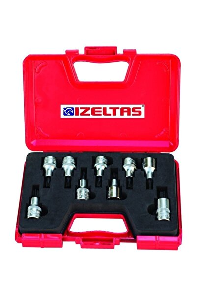 İzeltaş Σετ μύτες Torx με κλειδί 1/2 ίντσας 60 mm 9 τεμάχια