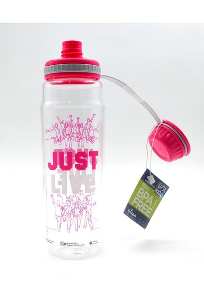 Gıpta Strong 800cc Patterned Tritan Flask -pink(just Live)