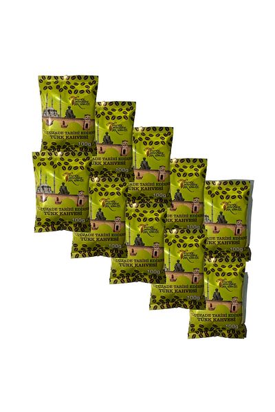 totuzade tarihi edirne türk kahvesi Totuzade Tarih Edirne Coffee - 100gr x 10 Pieces (1KG)