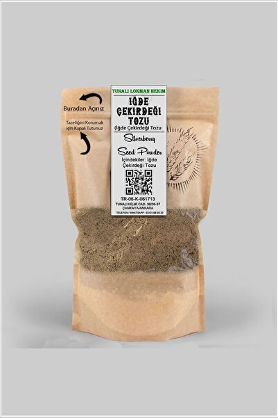 Tunalı Lokman Hekim Iğde Ve Çekirdeği Tozu ( Iğde Unu) % 100 Doğal Günlük Taz...