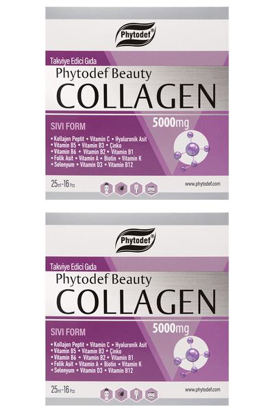 Phytodef Kolajen Likit Form - 25 Ml X 16 Adet X 2 Kutu