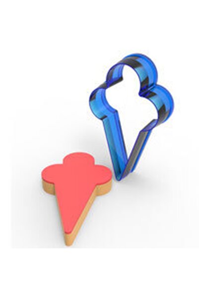 AGN STORE آيس كريم بولي كربونات كوبات كوكيز وقالب لب السكر