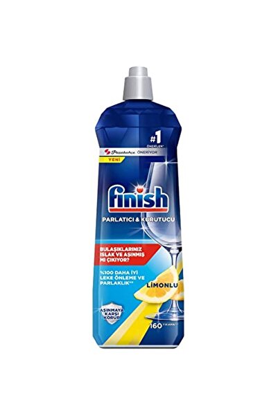 Finish Limon Kokulu 200 Yıkama Bulaşık Makinesi Parlatıcı (1 X 800 Ml)