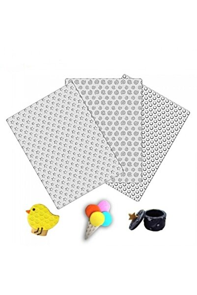 AGN STORE Texture Set 3 - Star, Spiral and Round Sugar Dough Pattern