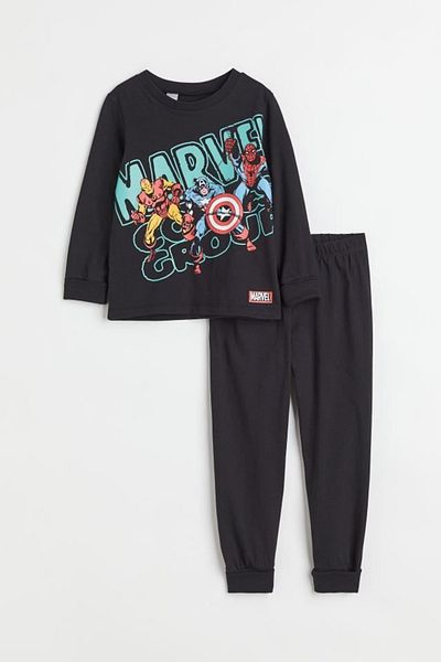 Pink Hippo Kids Marvel Printed Boy's Pajama Set