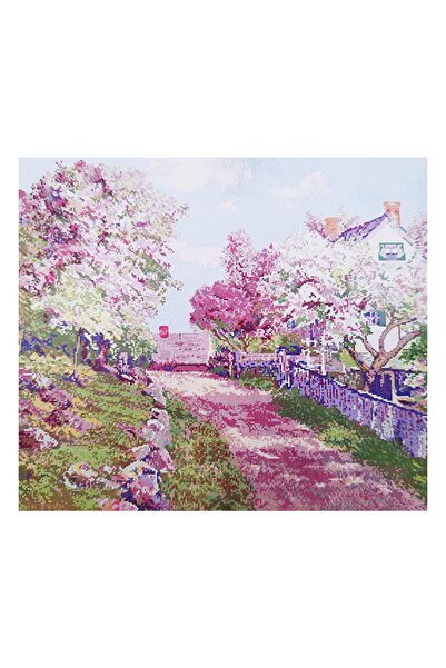 ElkaHobi Goblen Etamin Işleme Seti 40x50 Cm Patika Deseni