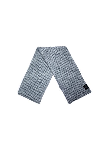 Savana Haze Örgü Gri Atkı