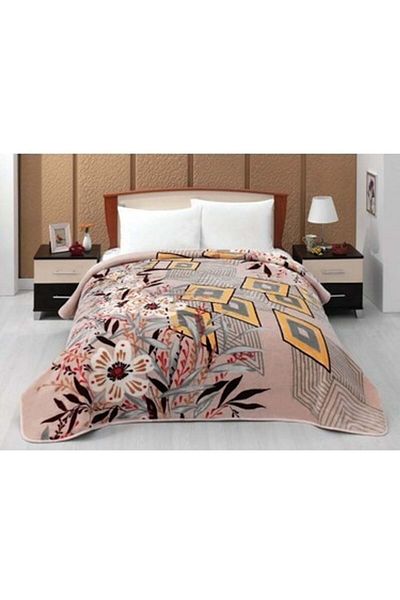 MİNK Lacasa Double Blanket - 200x240 Beige 1093