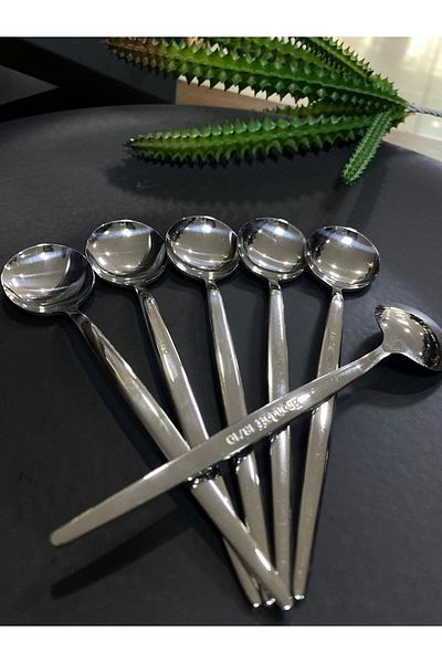 BRONDOFF Ikon Steel 6 Nescafe Teaspoon
