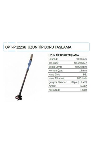 Osaka Opt-p 122s8 Uzun Tip Boru Taşlama
