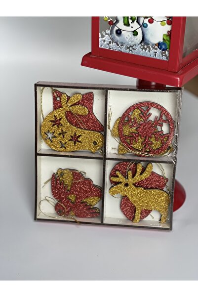 QUEEN AKSESUAR Set de ornamente din lemn de pin de lux de colecție importat, ...