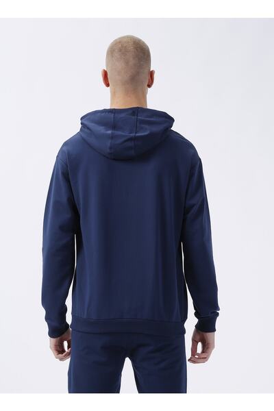 lumberjack Ανδρικό φούτερ με κουκούλα Navy Blue W M-sn73 Basic Hoodie