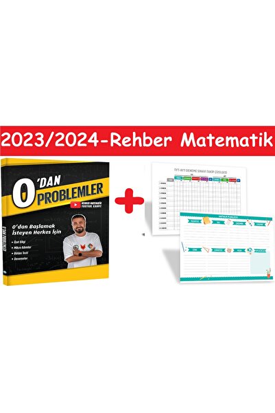 REHBER MATEMATİK YAYINLARI Tyt-ayt Yeni Nesil 9-10-11-12. Sınıflar Için 0'dan Problemler Video Çözümlü Rehber Matematik
