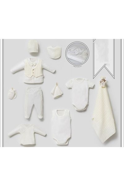 Tafyy 10-Piece Knitwear Newborn Set for Baby Boy
