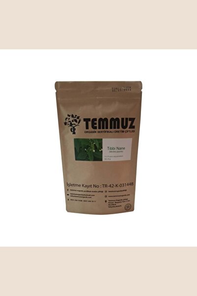 TEMMUZ ORGANİK Tıbbi Nane 25 gr Çay