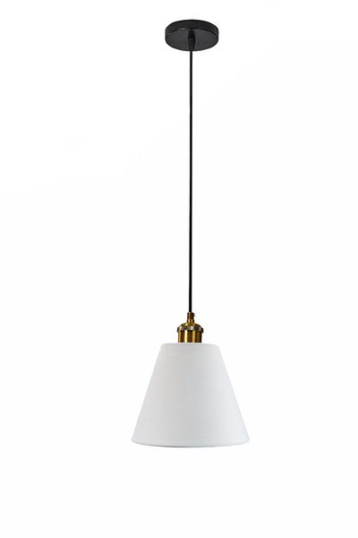 Uçar Rio Modern Metal Colored Single Pendant Chandelier